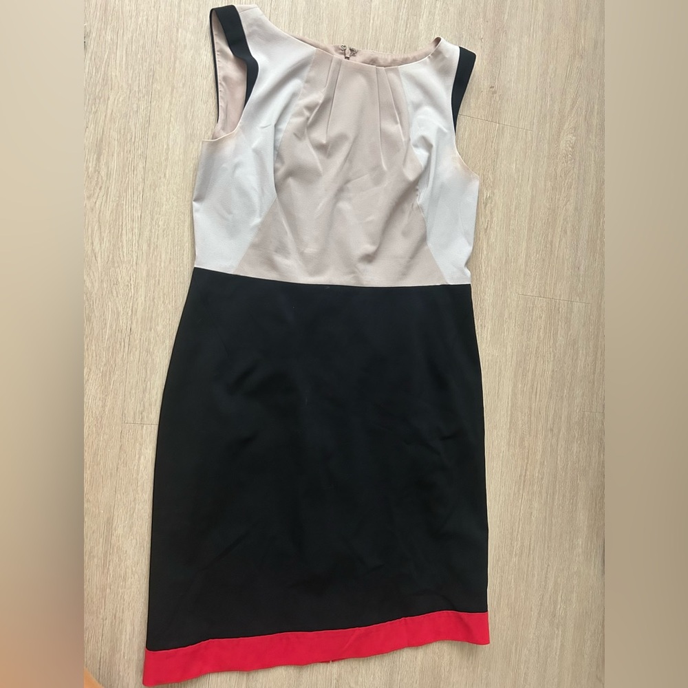 Colorblock dress by Ann Taylor